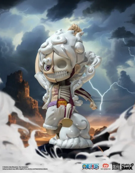 Mighty Jaxx Vinyl Art Toy XXRAY PLUS: Luffy Gear 5 Edition 8" Figure