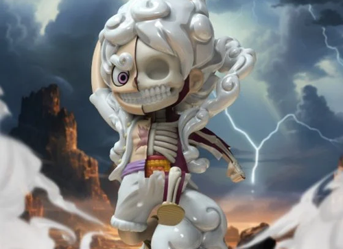 Load image into Gallery viewer, Mighty Jaxx Vinyl Art Toy XXRAY PLUS: Luffy Gear 5 Edition 8" Figure
