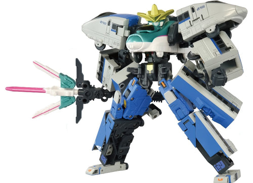 Load image into Gallery viewer, Takara Tomy Shinkansen Transforming Robot SGX08 Shinkalion 500 Kodama
