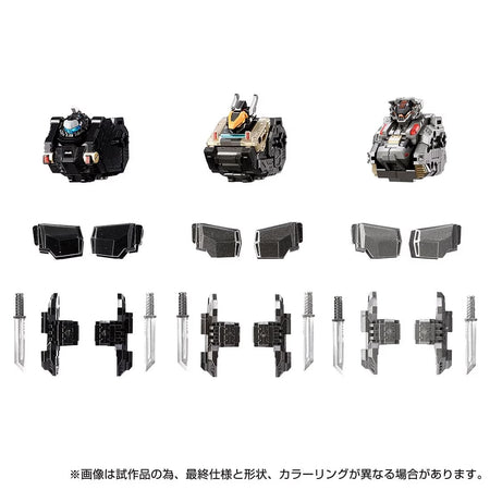 Takara Tomy Diaclone #934998 TM-21 EX Core & Armament Set 1 Completed Playset