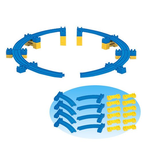 Takara Tomy Plarail Rail Train Accessories Parts R-18 Curved Sloping Rail Tracks