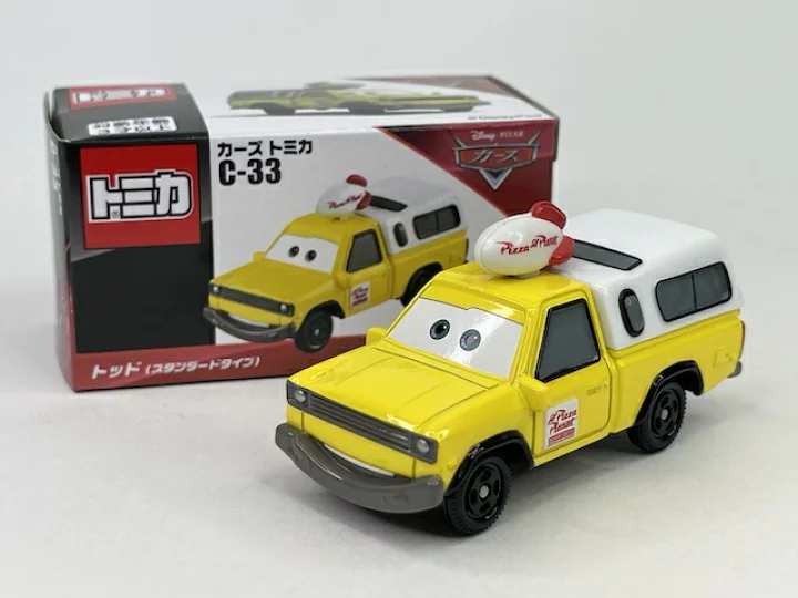 Tomica Takara Tomy Disney PIXAR CARS C-33 Todd (Standard Type) Model Toy Car