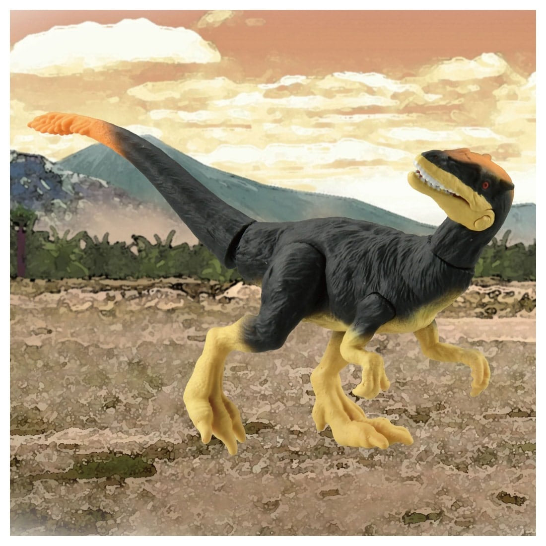 Takara Tomy ANIA Animal Adventure Action Figure AS-23 Dilong Dillon 5CM