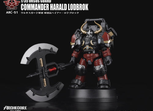 Load image into Gallery viewer, Toys Alliances ARCHECORE ARC-51 URSUS GUARD Commander Harald Lodbrok Figure
