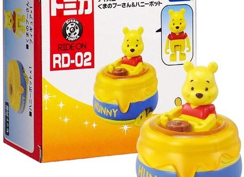 Load image into Gallery viewer, Takara Tomy Dream Tomica Disney Motors - Ride On #RD02 Winnie The Pooh
