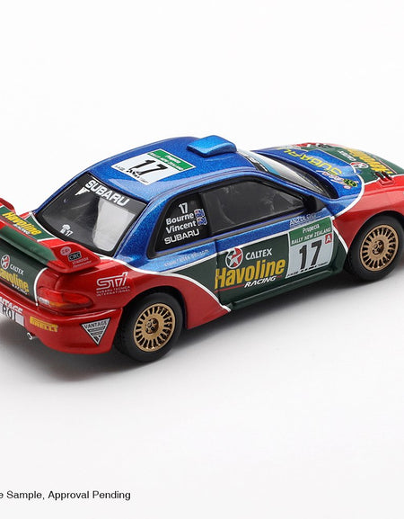 MINI GT #1211 Subaru Impreza WRC98 #17 2000 Rally New Zealand