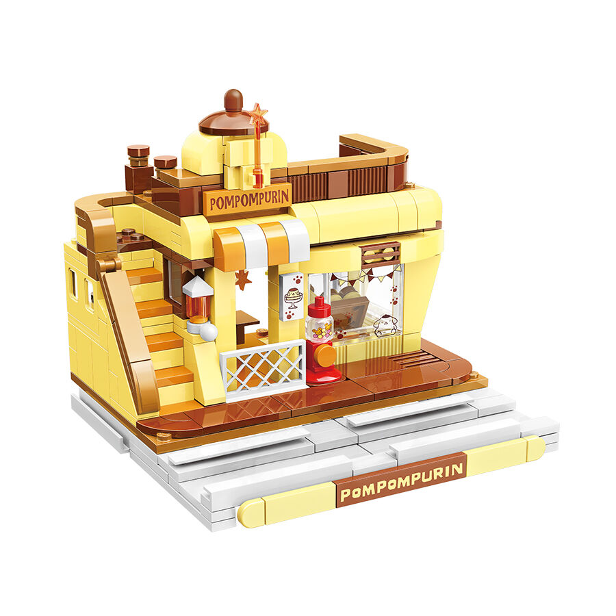 Keeppley Blocks Toy #K20810 : Sanrio Series - Pompom Purin Wrokshop