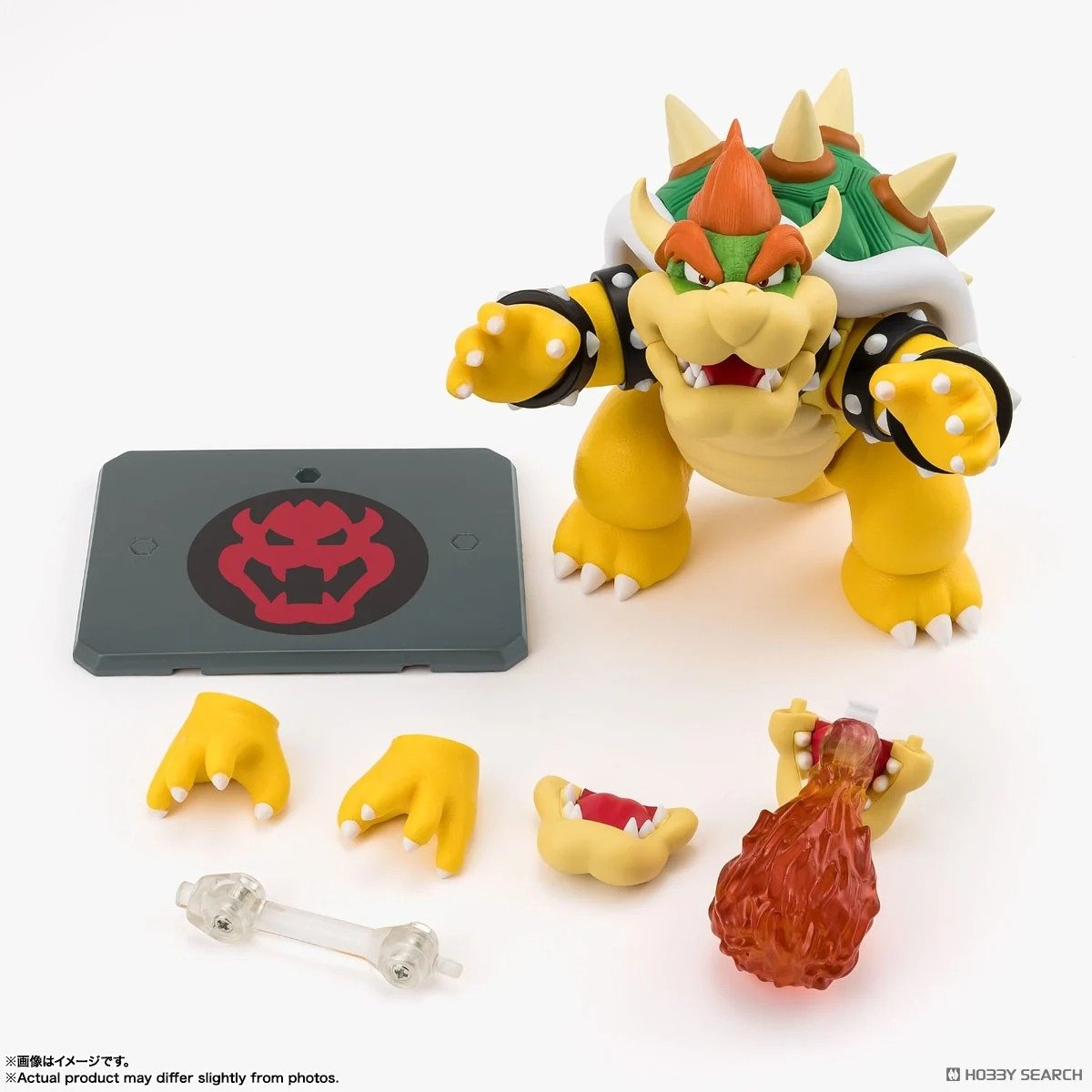 Bandai S.H.Figuarts BOWSER [Re:PACKAGE] Mario Action Figure Set [BOWSER ONLY]