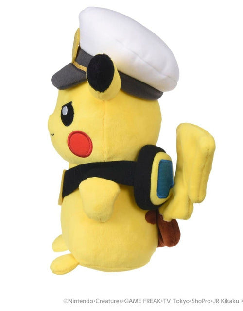 Load image into Gallery viewer, Takara Tomy Pokemon Soft Plush Toy Captain Pikachu Goggles Ver.25cm

