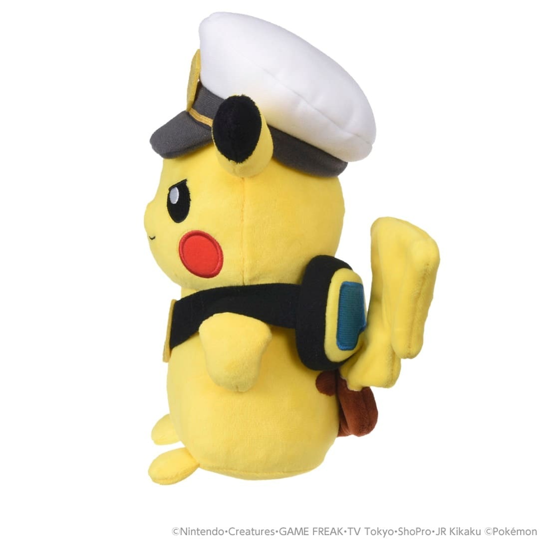 Takara Tomy Pokemon Soft Plush Toy Captain Pikachu Goggles Ver.25cm