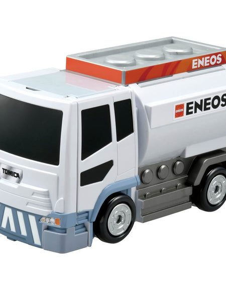 Takara Tomy Tomica World - Transform Tank Truck Gas Station (No Cars included)