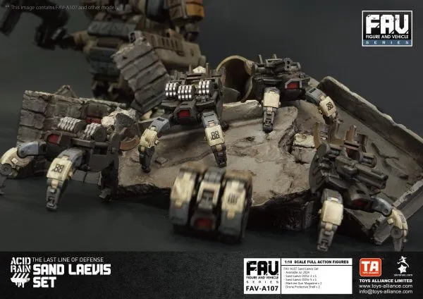 TOYS ALLIANCE x Acid Rain FAV-A107 Sand Laevis Set 1:18 Figure