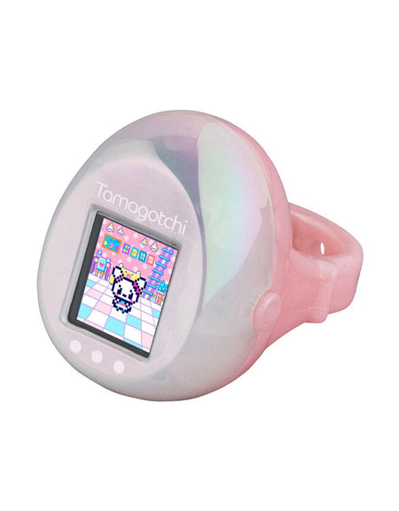 (Pre-order) Bandai - Tamagotchi Ring Pink & Pearl White Digital Pet Toy 