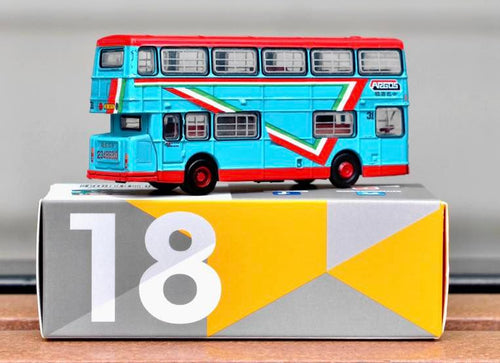 Load image into Gallery viewer, Tiny City 18 Die-cast Model Car - ARGOS DAIMLER Fleetline DMS Blue
