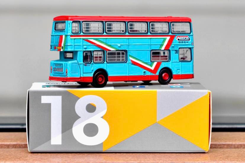 Tiny City 18 Die-cast Model Car - ARGOS DAIMLER Fleetline DMS Blue