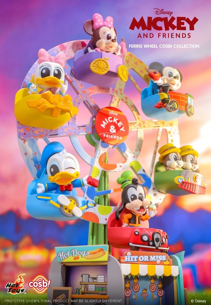 Hot Toys Disney Mickey & Friends Ferris Wheel Cosbi Collection Full Set of 6