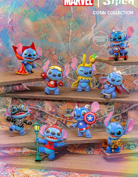Hot Toys Marvel Stitch Cosbi Collection Bobble-Head Collection (Set of 8)