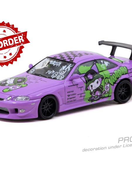 (Pre-order) Tarmac Works 1/64 VERTEX Toyota Soarer JZZ30 Kuromi Diecast Model