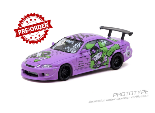 Load image into Gallery viewer, (Pre-order) Tarmac Works 1/64 VERTEX Toyota Soarer JZZ30 Kuromi Diecast Model

