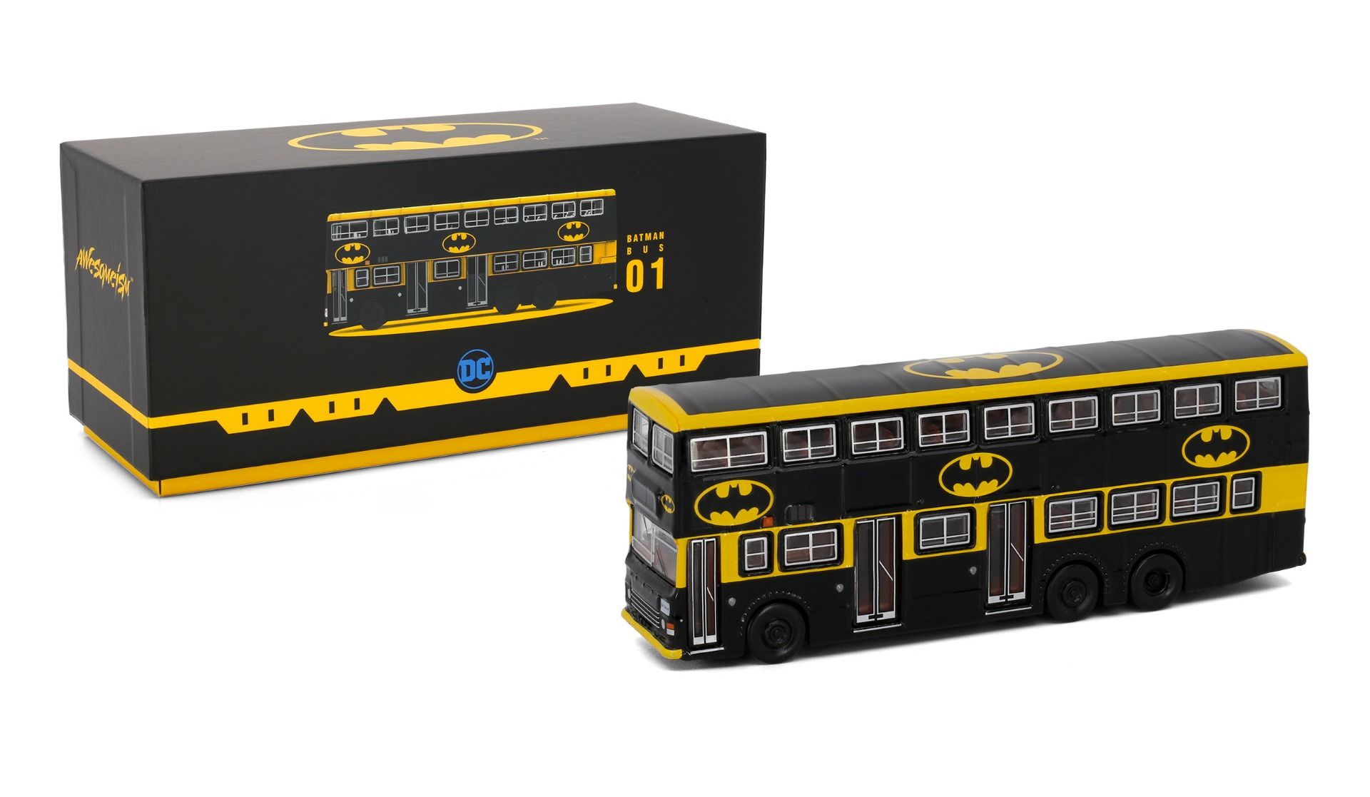 Tiny City 1:110 Diecast Model Car - KMB Dennis Dragon 12M Batman