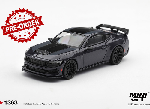 Load image into Gallery viewer, (Pre-order) Mini GT #1363 Ford Mustang Dark Horse Blue Ember 2025 LHD
