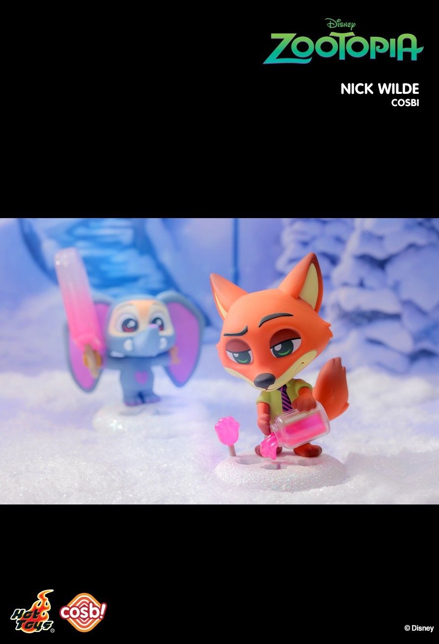 Hot Toys Zootopia Cosbi Collection Bobble-Head Figure Set (Full box set of 8)