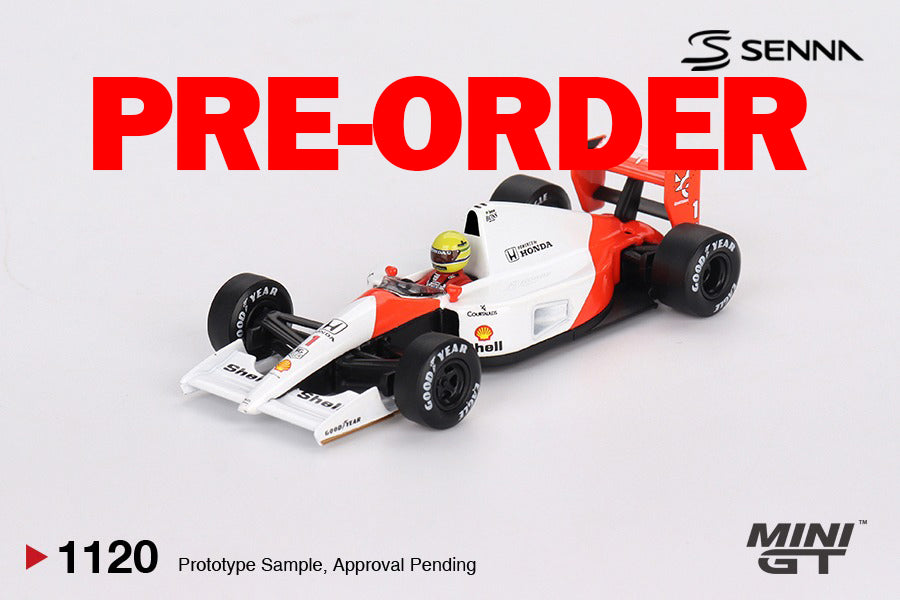Pre-order) MINI GT #1120 McLaren MP4/6 #1 Ayrton Senna 1991