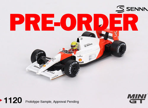 Load image into Gallery viewer, (Pre-order) MINI GT #1120 McLaren MP4/6 #1 Ayrton Senna 1991 Japanese Grand Prix
