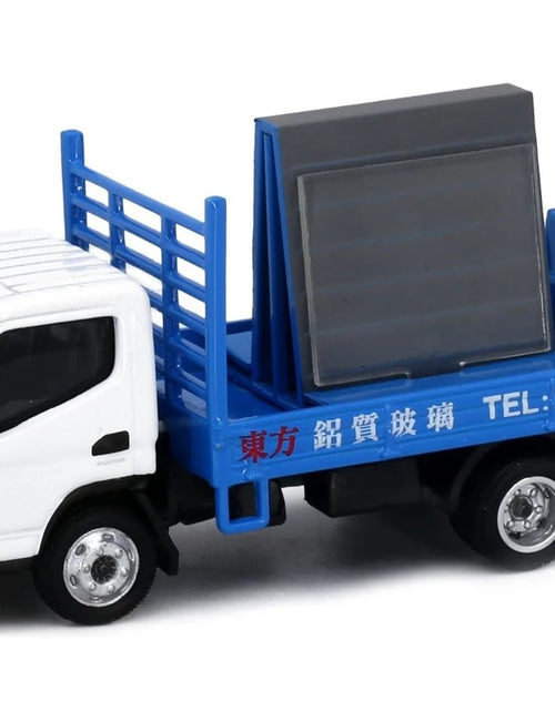 Load image into Gallery viewer, Tiny City Die-cast Model Car - #196 MITSUBISHI FUSO Canter Glass Transport Truck
