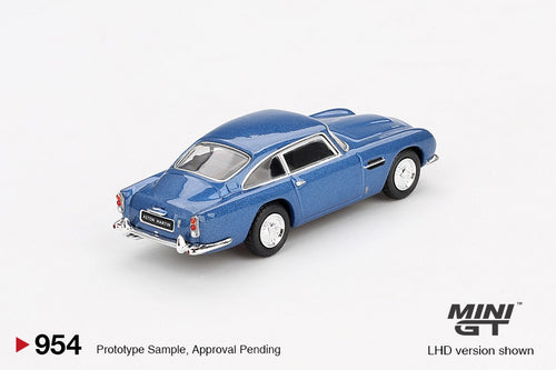 Load image into Gallery viewer, Mini GT #954 1/64 Aston Martin DB5 Sierra Blue RHD Diecast Model Car

