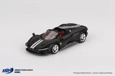 BBR 1/64 Ferrari Daytona SP3 Matt Black Diecast Model Car