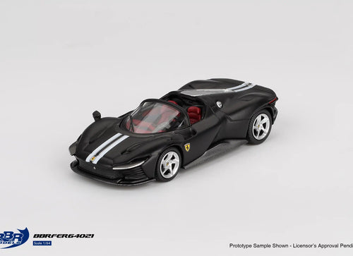 Load image into Gallery viewer, BBR 1/64 Ferrari Daytona SP3 Matt Black Diecast Model Car

