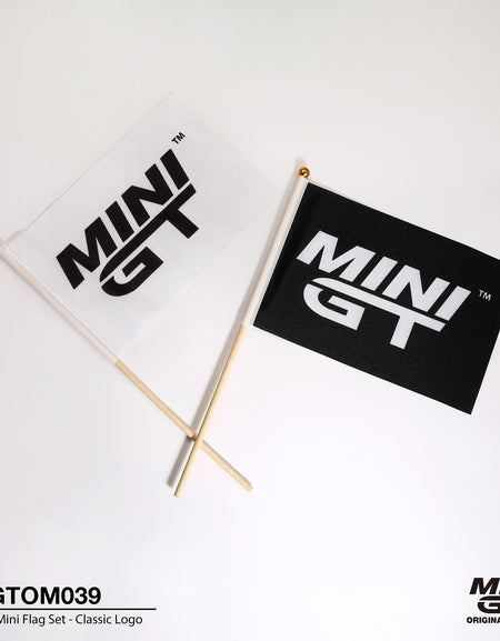 Mini GT Official Mini GT Classic Logo Mini Flag Set #MGTOM039