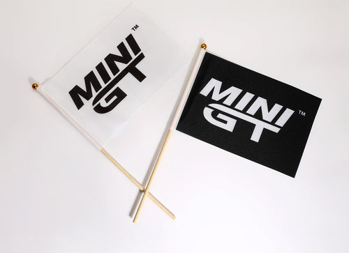 Load image into Gallery viewer, Mini GT Official Mini GT Classic Logo Mini Flag Set #MGTOM039

