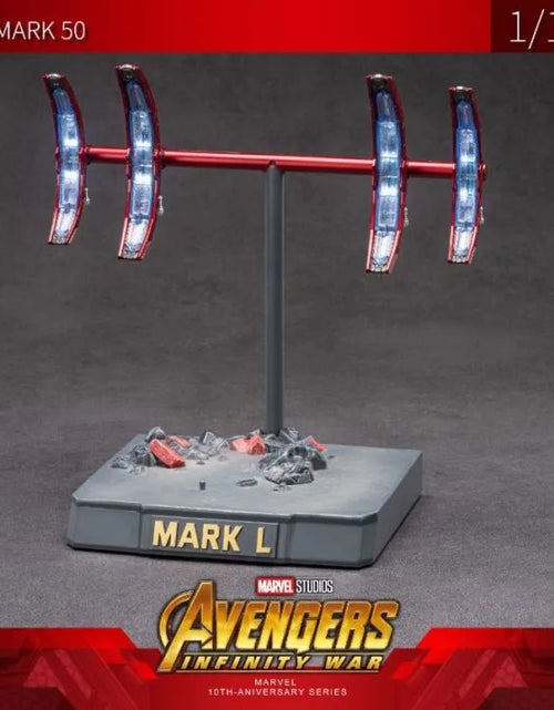 Load image into Gallery viewer, ZD Toys Marvel Avengers 1/10 Iron Man MK50 Action Figure Infinity War Scene
