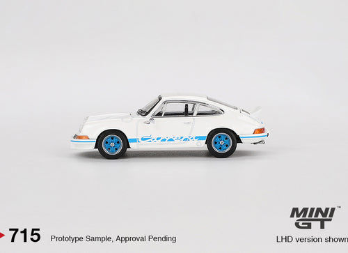 Load image into Gallery viewer, Mini GT #715 1/64 Porsche 911 Carrera RS 2.7 Grand Prix White LHD
