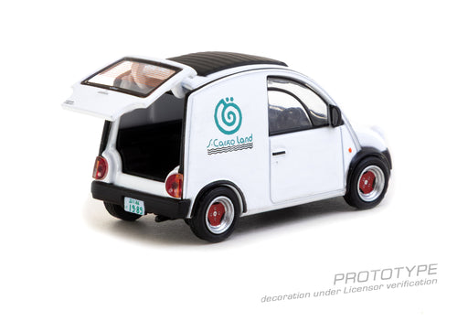 Load image into Gallery viewer, Tarmac Works 1/64 Nissan S-Cargo White Diecast Model Car
