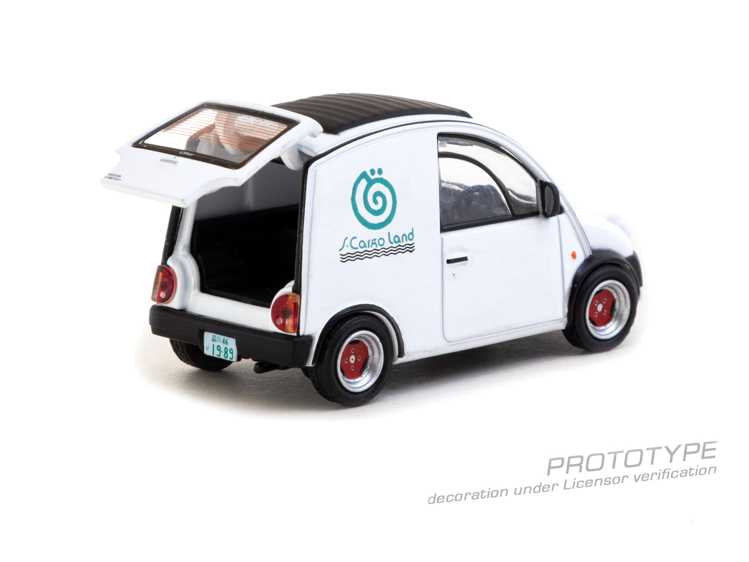 Tarmac Works 1/64 Nissan S-Cargo White Diecast Model Car