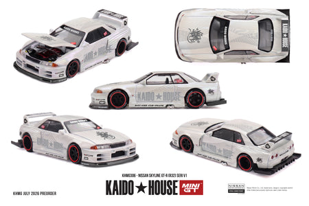 (Pre-order) Mini GT #306 Nissan Skyline GT-R (R32) SERI V1 Diecast Model Car
