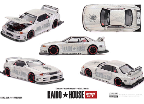 Load image into Gallery viewer, (Pre-order) Mini GT #306 Nissan Skyline GT-R (R32) SERI V1 Diecast Model Car
