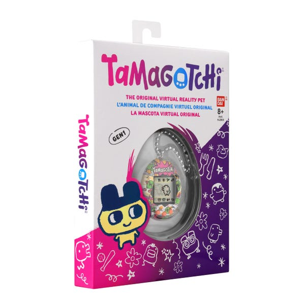 Bandai Original Tamagotchi - GEN1 Kuchipatchi Comic Book Electric Pet