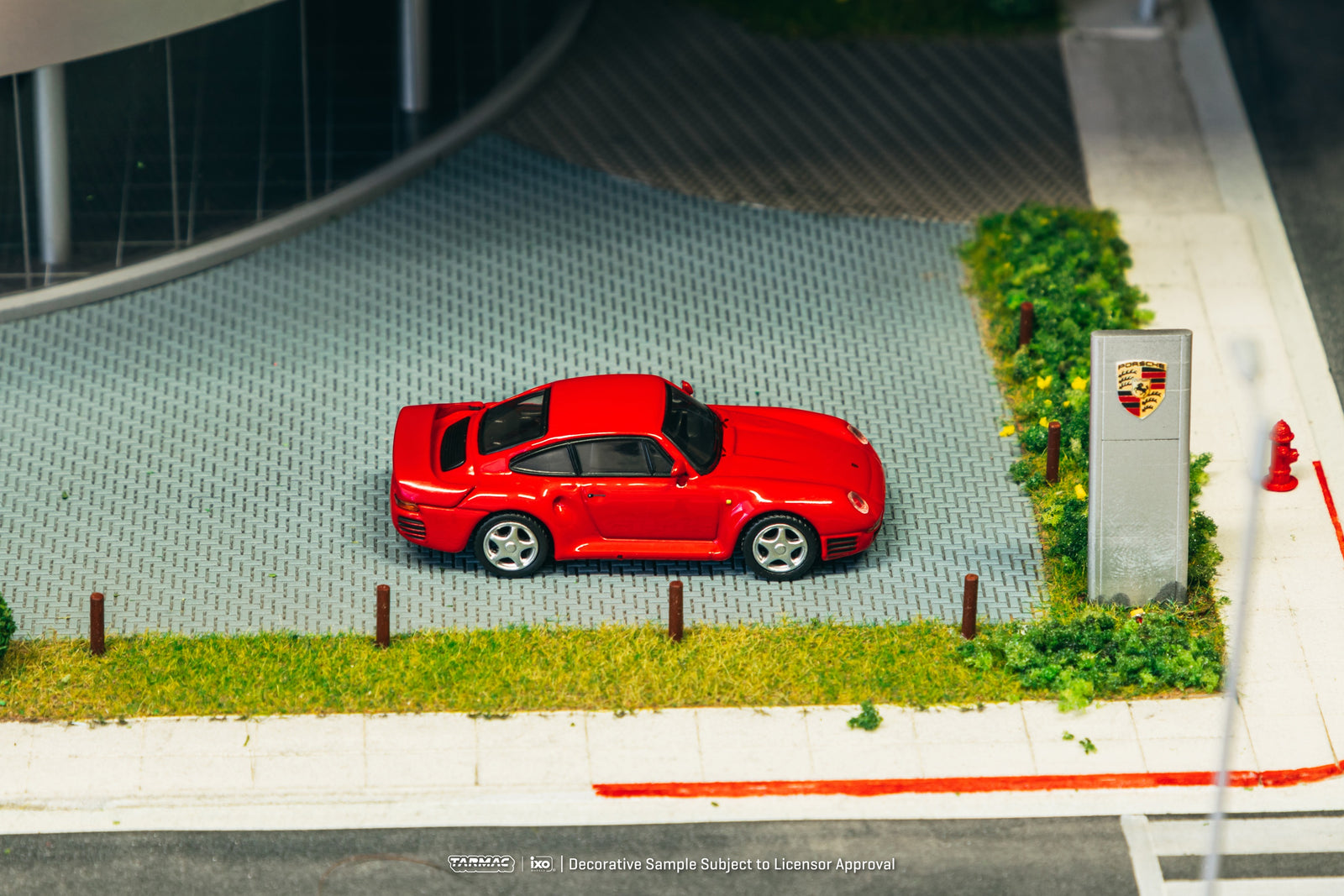 Tarmac Works 1/64 Porsche 959 Red Diecast Model Car