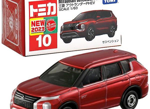 Load image into Gallery viewer, Takara Tomy Tomica Die-cast Car - 1/63 No.010 Mitsubishi Outlander PHEV

