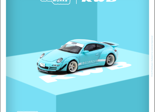 Load image into Gallery viewer, Tarmac Works 1/64 RWB 997 Lomianki Diecast Model Car
