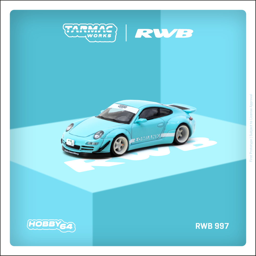Tarmac Works 1/64 RWB 997 Lomianki Diecast Model Car