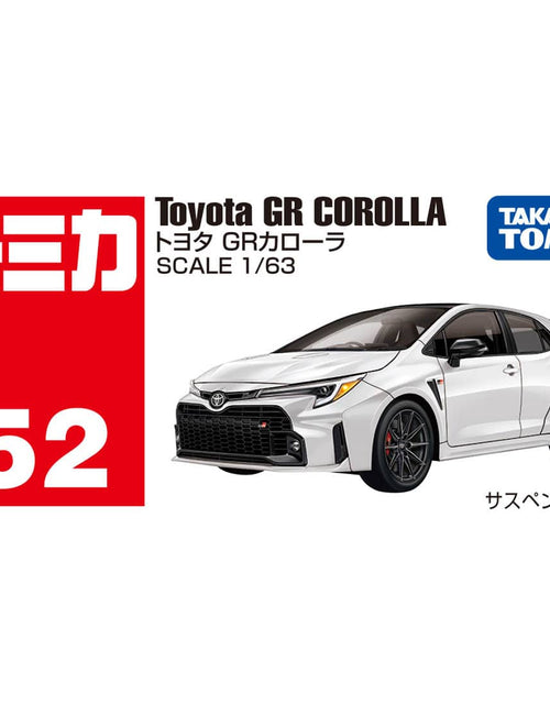 Load image into Gallery viewer, Takara Tomy Tomica Diecast model car No.52 Toyota GR Corolla Morizo Ed.
