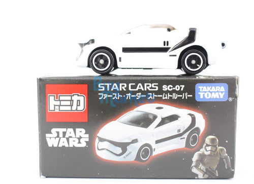 Load image into Gallery viewer, Takara Tomy Tomica Disney Star Wars Star Car SC-07 1st StormTrooper Diecast
