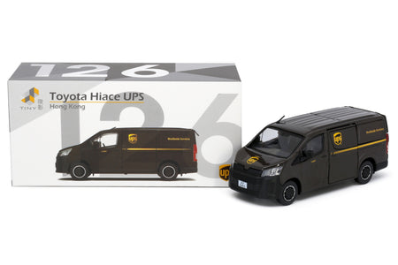 Tiny City #126 1:64 Die-cast Model Car - Toyota Hiace H300 UPS