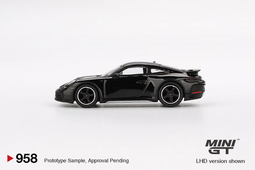 Load image into Gallery viewer, Mini GT #958 1/64 Porsche 911 Dakar Black RHD Diecast Model Car
