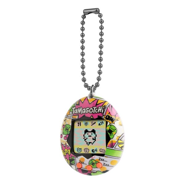 Bandai Original Tamagotchi - GEN1 Kuchipatchi Comic Book Electric Pet